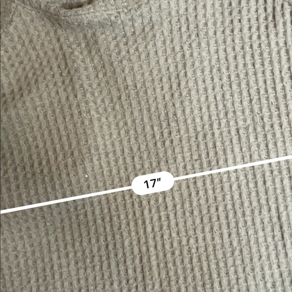 American Eagle waffle knit soft & sexy plush top - Picture 3 of 4